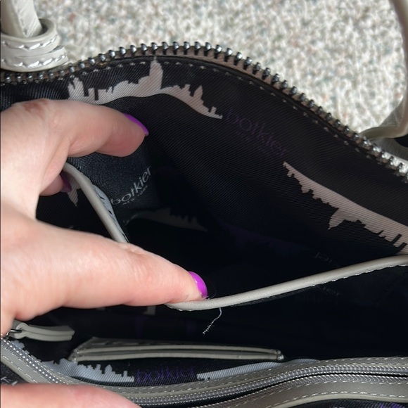 Coco Rocha x Botkier Gray Satchel with Silver Hardware - Picture 9 of 9